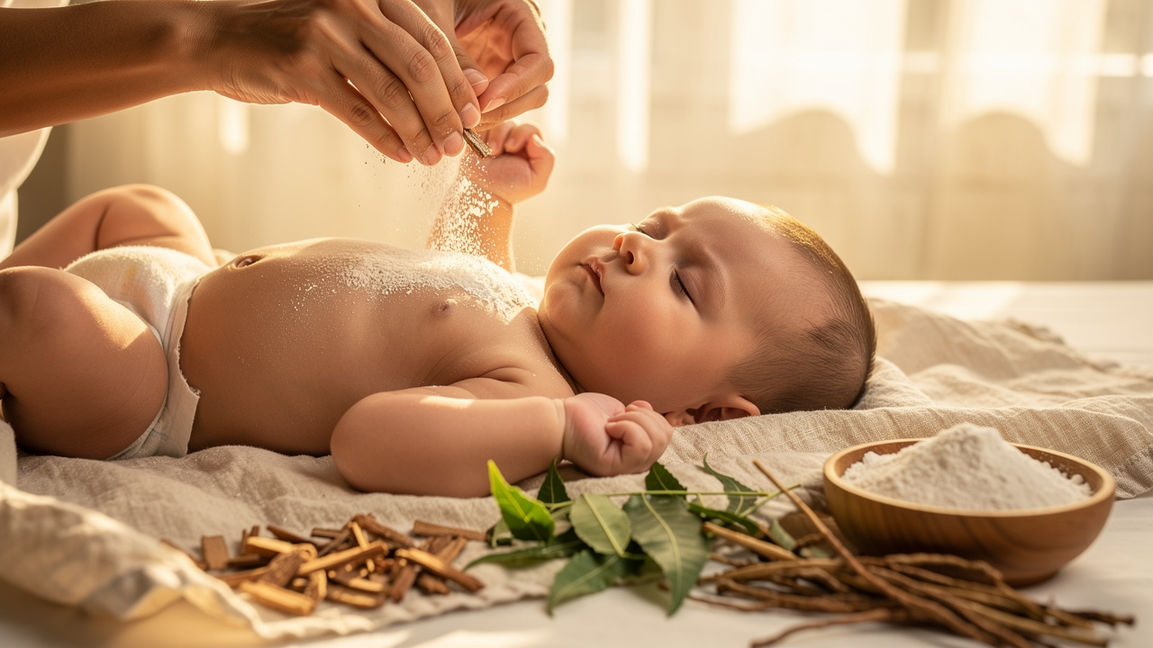 Talc-Free Ayurvedic Baby Powder Making as a Doctor